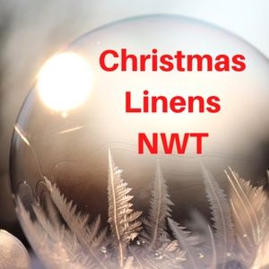 Christmas Linens sign